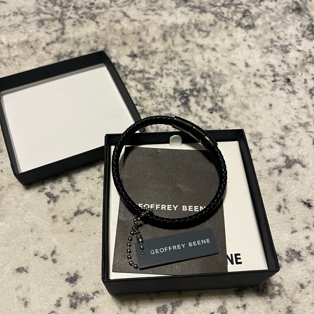 Geoffrey Beene black bracelet